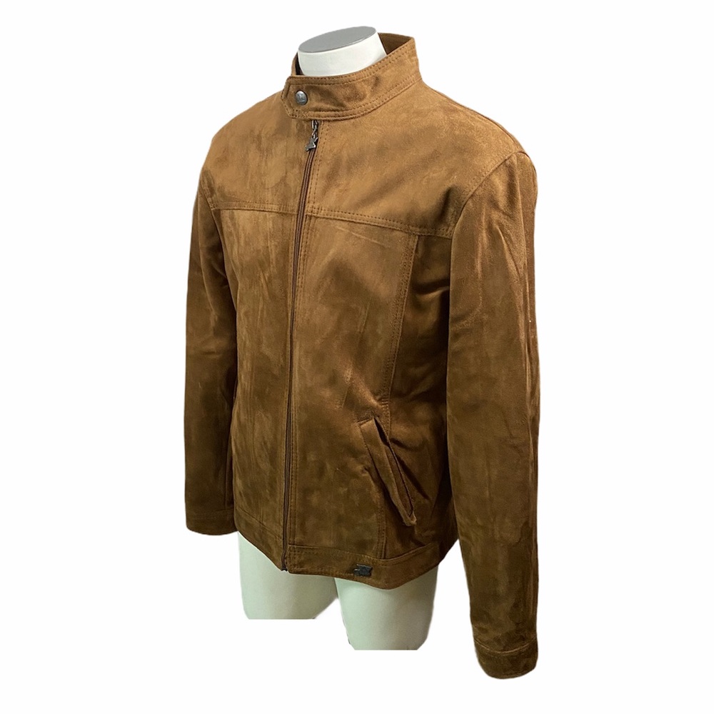 ARMANI COLLEZIONI Tan Suede Jacket